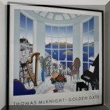 A18. Framed Thomas McKnight print. 